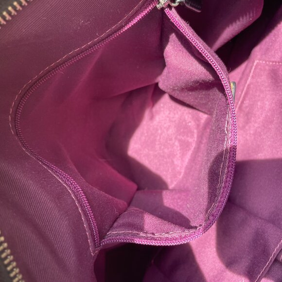 Coach Bag Chelsea F14017 Black Baguette Purse Leather Handbag Satchel - Picture 9 of 10